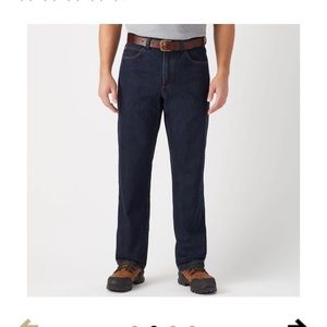 Duluth flex ballroom jeans dark indigo 44x32 like new